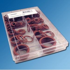 Assortimentsdoos fiberringen doos van 300 ringen