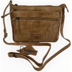 Bizzoo bag with long shoulder strap and front pocket natural