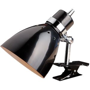 Steinhauer Klemlamp Spring, zwart