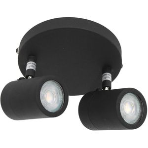 Spot Upround 2487ZW Zwart