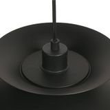 Mexlite hanglamp Skandina - zwart - metaal - 35 cm - E27 fitting - 3684ZW