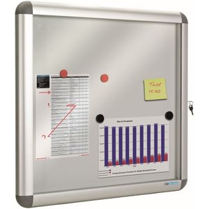 Vitrinekast RONDO, uitwendige hoogte 700 mm