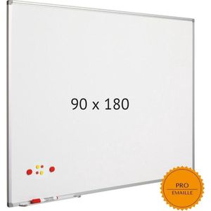 Whiteboard 90x180 cm - Magnetisch / Emaille - Smit Visual