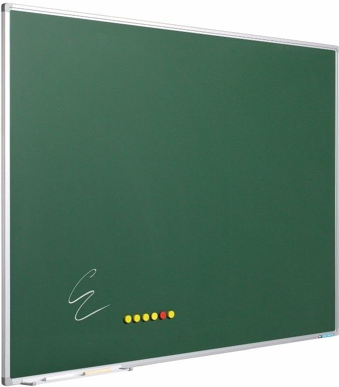 Groen Softline krijtbord 120x180cm - Smit Visual