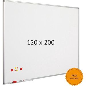 Smit Visual whiteboard, emaille, magnetisch, 200 x 120 cm