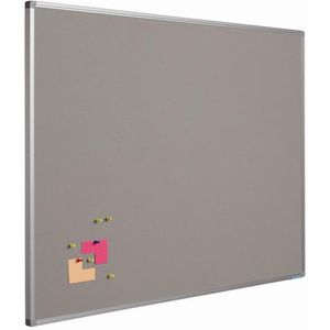 Smit Visual - Prikbord - Grijs - Kurklinoleum - 120x300 cm