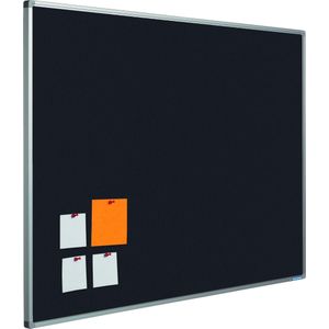 Prikbord bulletin 16mm antraciet - 120x300 cm - Smit Visual