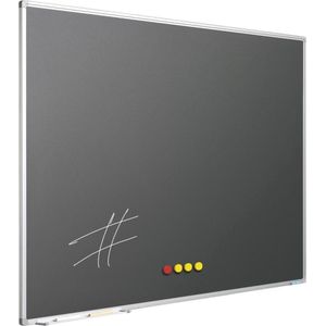 Krijtbord Antraciet Grijs, 120 x 180 cm - Smit Visual