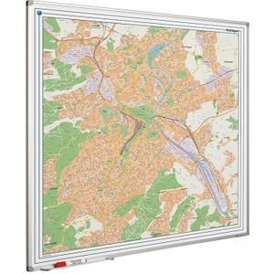 Whiteboard landkaart - Stuttgart - Smit Visual