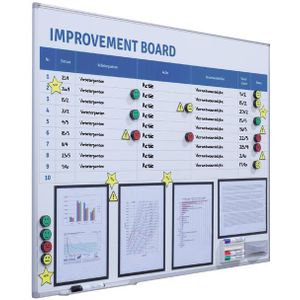 Smit Visual - Verbeterbord + terkit visual management 90x120cm