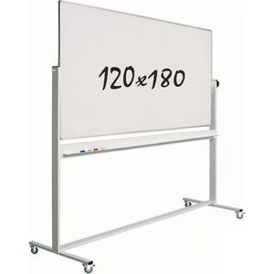 Smit Visual Mobiel Whiteboard 120x180cm - Magnetisch - Verrijdbaar