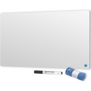 Rahmenloses Whiteboard 'Extraflach' - 7 mm - 100 x 150 cm - Smit Visual Design - Magnetisch & beschreibbar