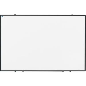 Smit Visual Softline whiteboard, emaille, magnetisch, zwart profiel, 90 x 60 cm