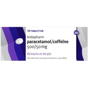 Leida Pharm - Paracetamol + Coffeïne - Tabletten - 20 Stuks