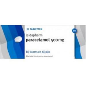 Leidapharm Paracetamol 500mg  50 tabletten