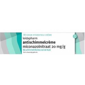 Leidapharm Anti-schimmelcreme Miconazol 20mg/g - 1 x 30 gr