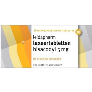 Leidapharm Laxeertabletten bisacodyl 5mg 30 tabletten