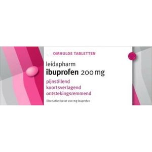 Ibuprofen - 200mg - Pijnstillers - 20 Tabletten