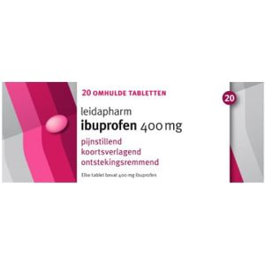 Leidapharm Ibuprofen 400 mg 20 tabletten