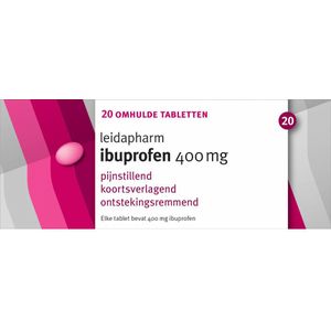 Ibuprofen - 400mg - Pijnstiller - 20 Tabletten