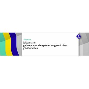 Leidapharm - Ibuprofengel - Kleurloos - Gel