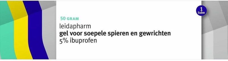 Leidapharm - Ibuprofengel - Kleurloos - Gel