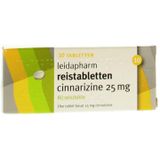 Leidapharm Reistabletten Cinnarizine 25 mg 10 tabletten