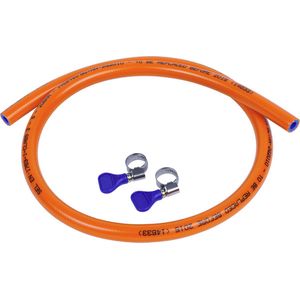 Gimeg HD Gasslang pvc - 2 slangklemmen - 3 m
