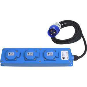 Gimeg - Verlengkabel CEE 3x1,5mm - 3 Stopcontacten - Betrouwbaar en Compact