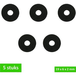 Pakkingring Rubber Kombi - 5 stuks - Zwart