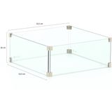 Cosi Square glass set L - Geschikt voor Cosiloft 100 & Cosipure 100