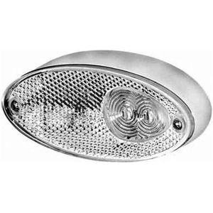 HELLA BREEDTELICHT OPBOUW WIT MET REFLECTOR 110X40MM (1 STUK)