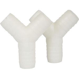 Gimeg water slangverbinder Y-stuk 25mm slangpilaar X 25mm slangpilaar X 25mm slangpilaar (2 stuks)