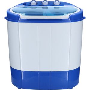 Mestic MW-120 - Camping Wasmachine/Centrifuge Combinatie - 3,5kg capaciteit - Blauw