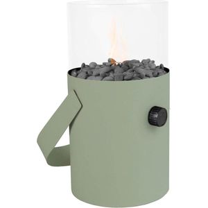 Cosiscoop Original Olive Gaslantaarn - Unieke sfeermaker - Voor binnen en buiten - Brand 5 tot 6 uur op een gascartouche