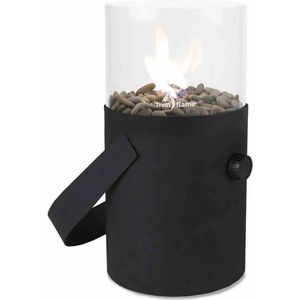 Cosiscoop Original Black Gaslantaarn - Unieke sfeermaker - Voor binnen en buiten - Brand 5 tot 6 uur op een gascartouche