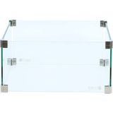 Cosi Square Glass Set Size M , Wit - Ecru ,  Glas  ,