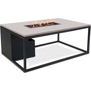 Cosi Fires Cosiloft lounge vuurtafel 120 cm zwart - grey top