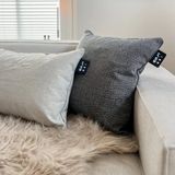 Cosipillow warmtekussen knitted grey - 40 x 60 cm