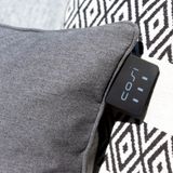 Cosipillow warmtekussen Solid Grey - 50x50 cm