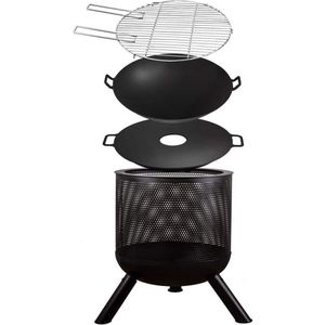 Livin' Flame Grillplaat 45CM (Jada) - Zwart