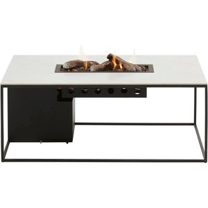 Design line black frame with white marble look top - Cosi