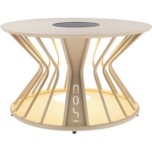 Cosilumia loungetafel met verlichting Ø70 x 41 cm - sandy beige