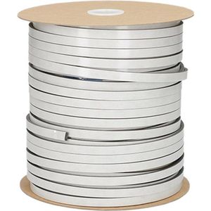 Cel-/Glasband 9X4Mm Pe Grijs Rol 100M