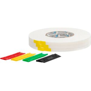 Kowo - Glasmontage Set - Wit - 9x4 mm