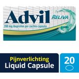 Advil - Reliva Forte Liquid-Caps - Pijnstiller - 200 mg - 20 Stuks