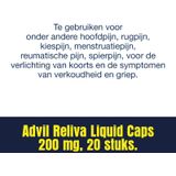 Advil - Reliva Forte Liquid-Caps - Pijnstiller - 200 mg - 20 Stuks