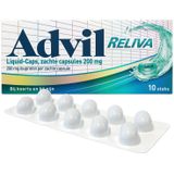 Advil Reliva Liquid Caps 200mg - 1 x 10 capsules