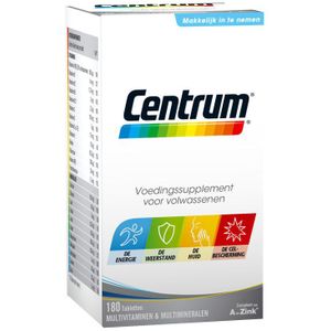 Centrum Adult Multivitaminen Tabletten, 180 stuks