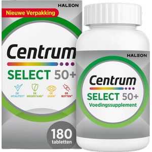 Centrum Select 50+ Multivitaminen Tabletten, 180 stuks